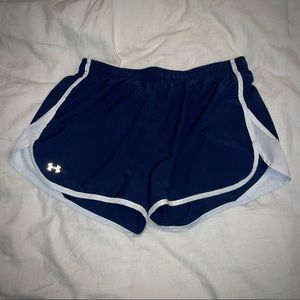 UNDER ARMOUR - navy running shorts